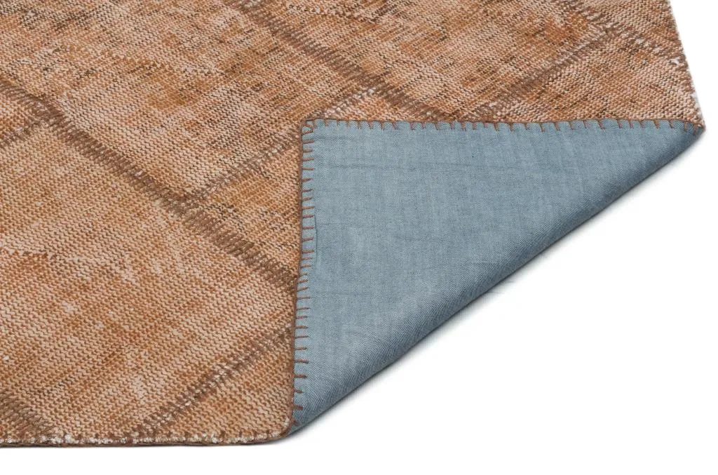 Apex Patchwork Halı Kahve 21007 - görsel 2