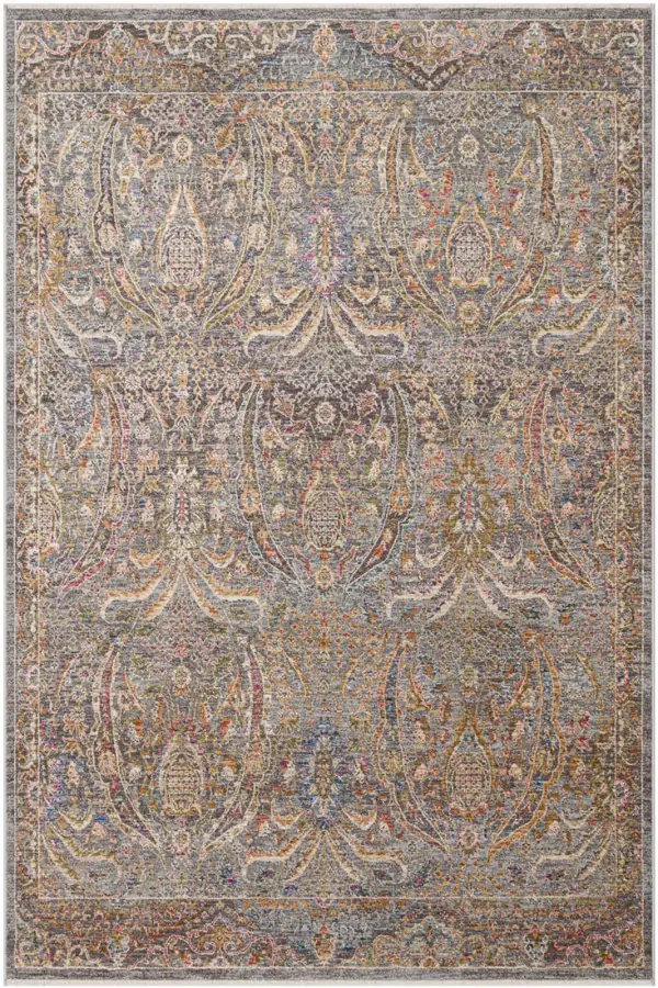 Arya Halı Bosna 03 Kahve Gri Vintage Salon Halısı