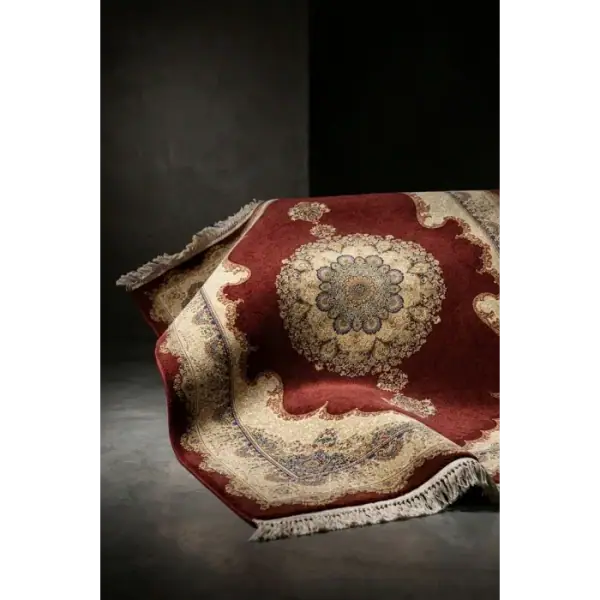 Woolen Ottoman 5253 Bordo