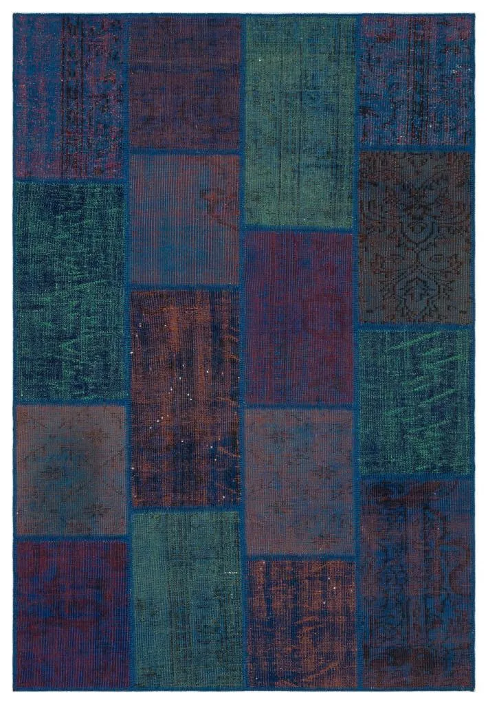 Apex Patchwork Unique Turkuaz 33874 - görsel 1