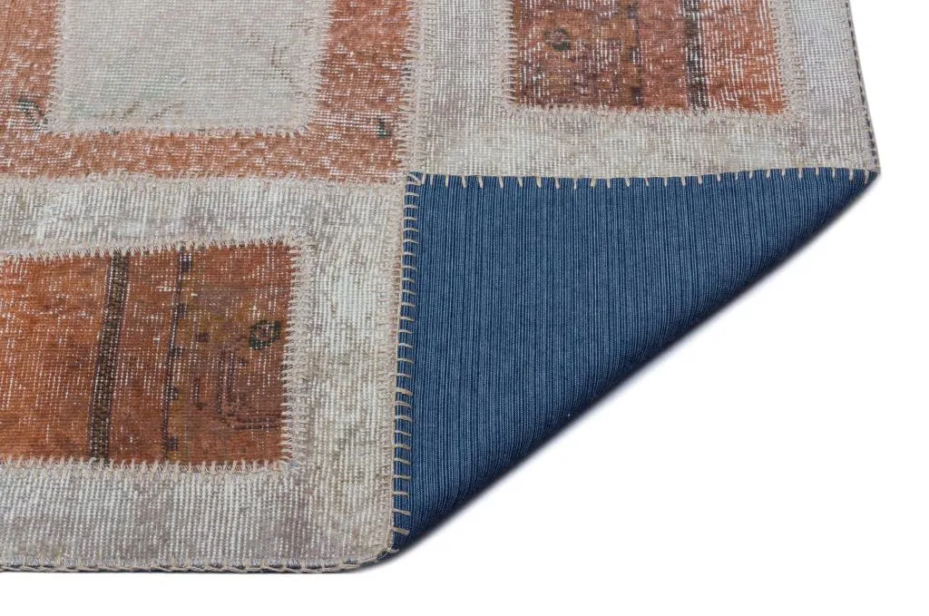 Apex Patchwork Halı Kahve 26409 - görsel 2