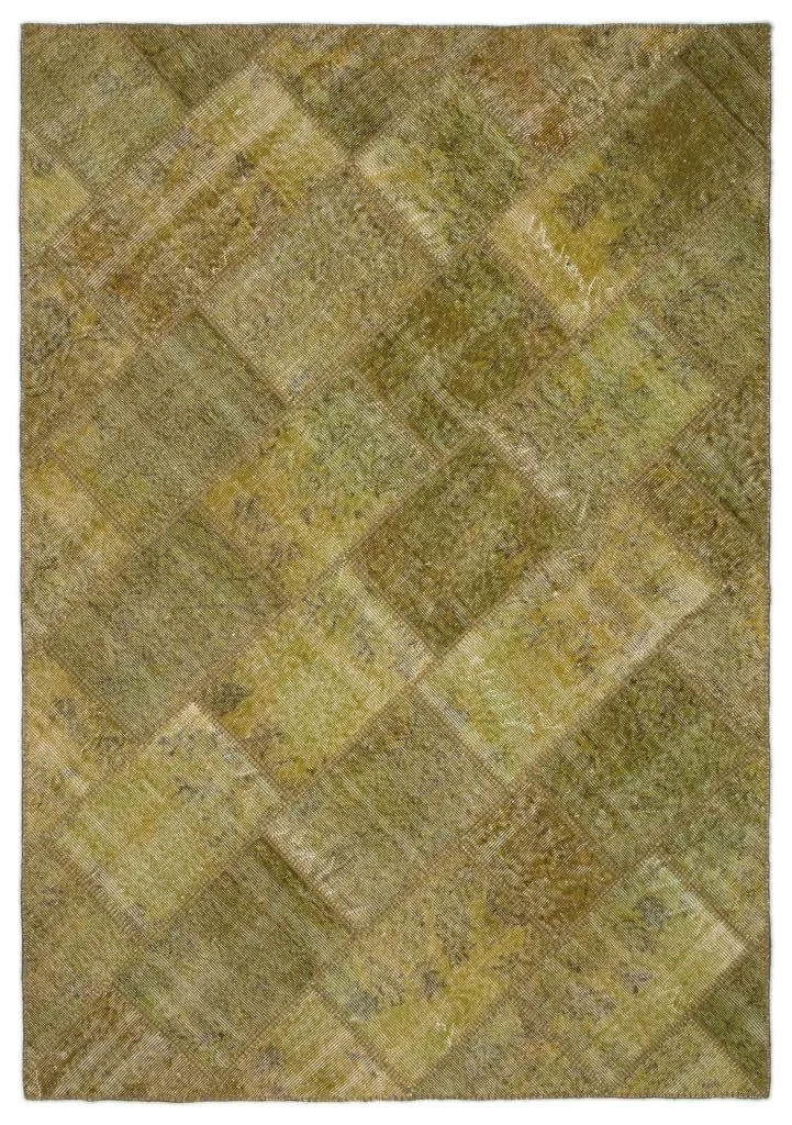 Apex Patchwork Halı Yeşil 20978 - görsel 1