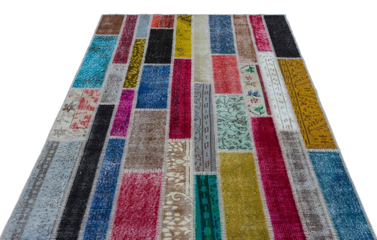 Apex Patchwork Unique Multi Naturel 25226 - görsel 3