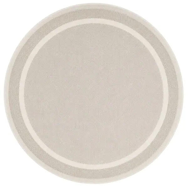 Woolhome Modern Sisal 8001 Bej Krem Yuvarlak
