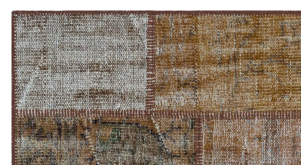 Apex Patchwork Halı Kahve 26149 - görsel 5