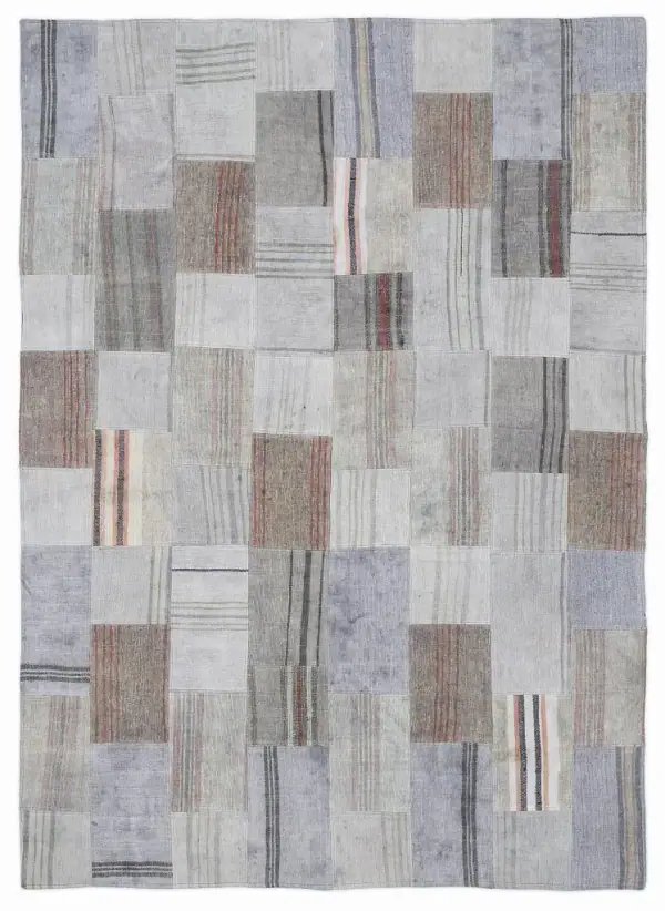 Apex Kilim Patchwork Unique Striped 1061