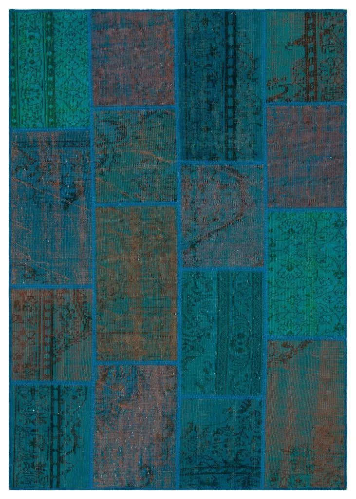 Apex Patchwork Unique Turkuaz 33871 - görsel 1