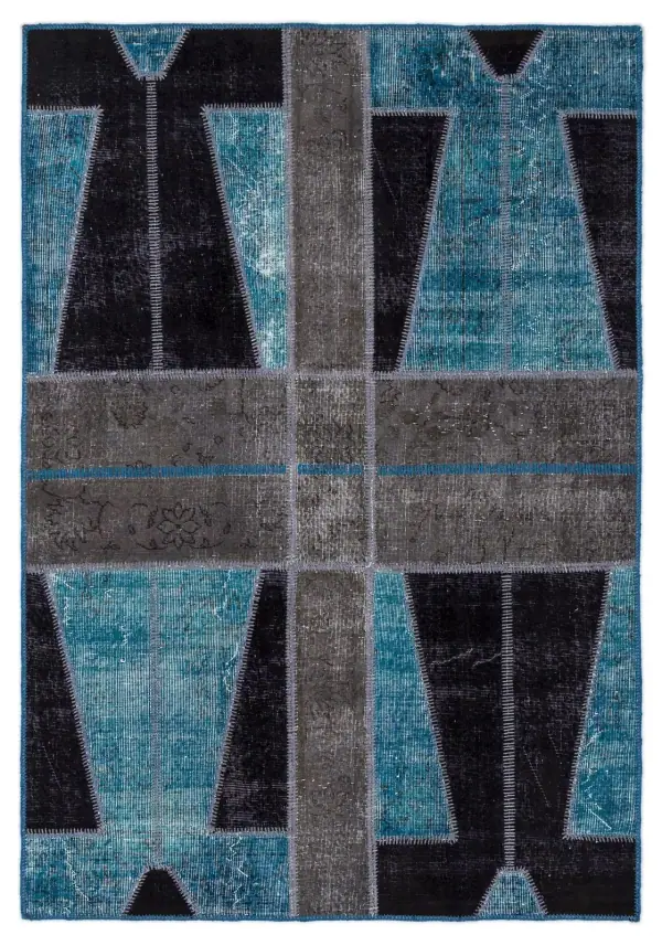 Apex Patchwork Unique Turkuaz 2094