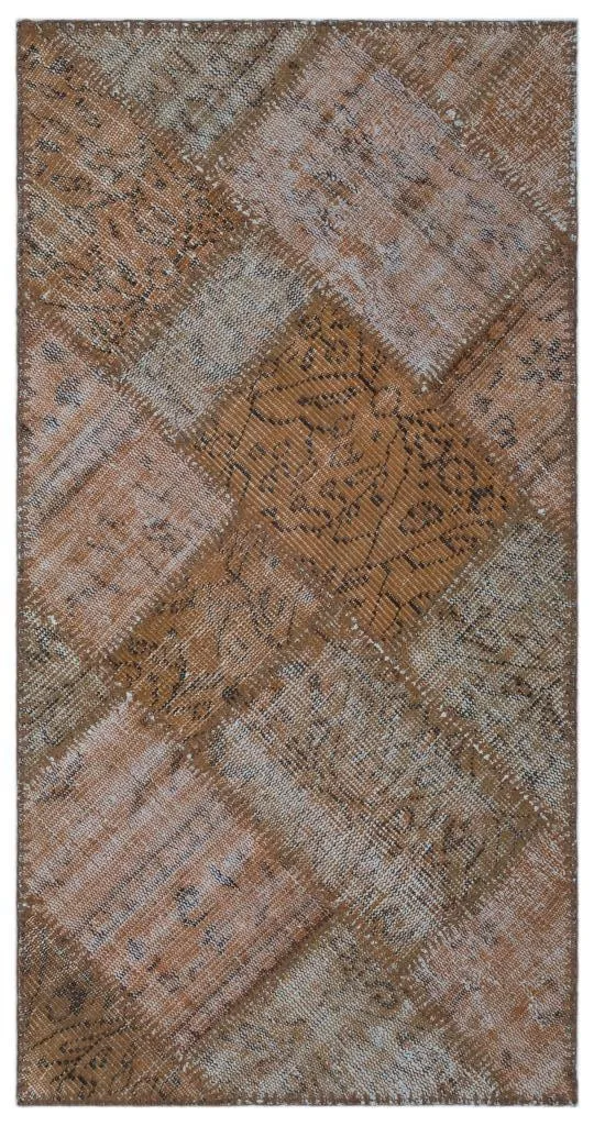 Apex Patchwork Halı Kahve 21332 - görsel 1