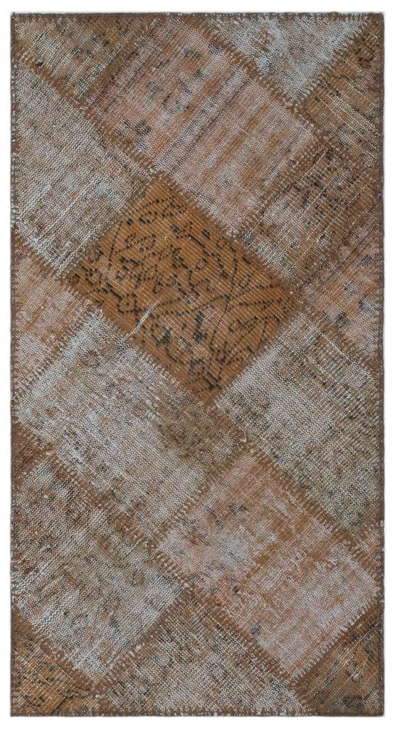 Apex Patchwork Halı Kahve 24717 - görsel 1