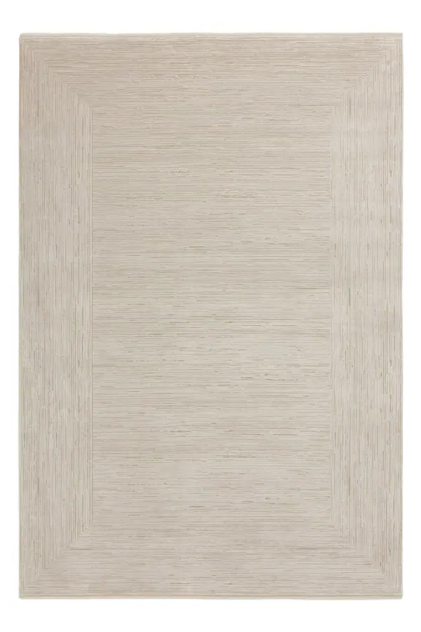 Mono Krem ve Açık Gri Salon Halısı EW2824