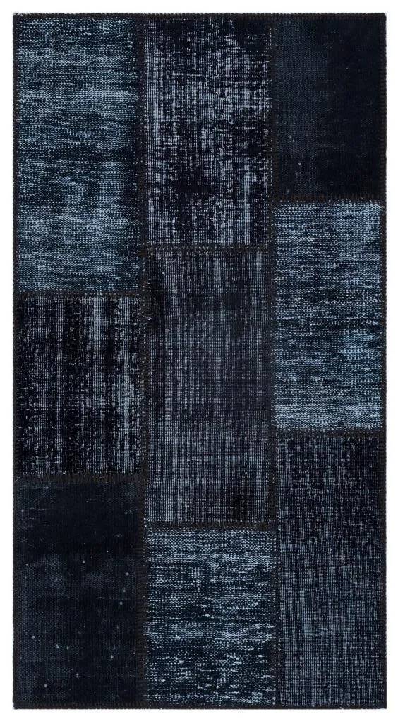 Apex Patchwork Halı Siyah 26131 - görsel 1