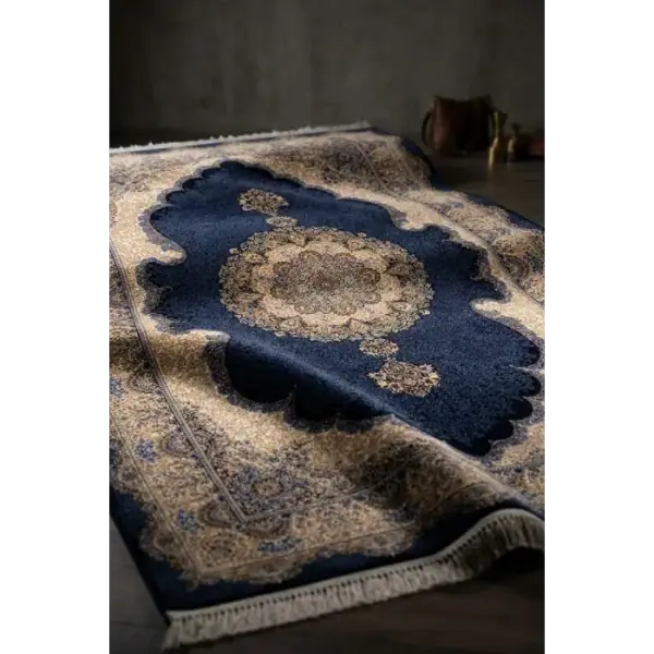 Woolen Ottoman 5251 Mavi