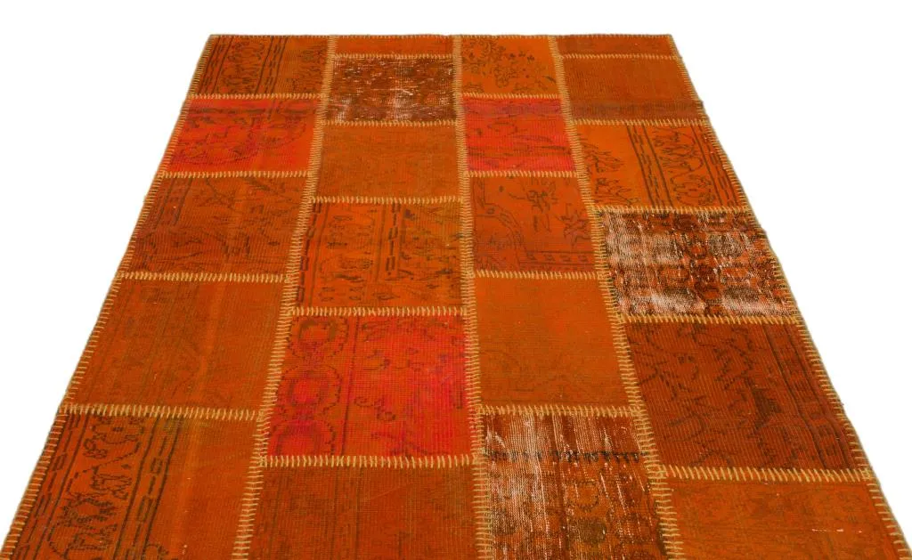 Apex Patchwork Halı Turuncu 22276 - görsel 3