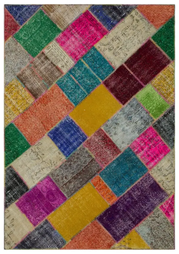 Apex Patchwork Unique Multi Naturel 21636