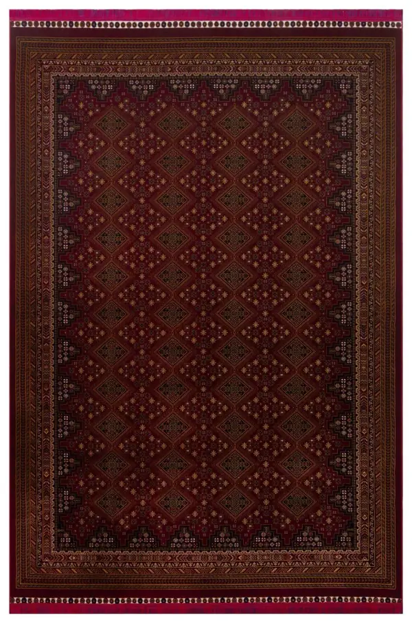 Eko Sateen Afghan SFG 01 Kırmızı