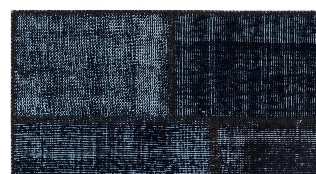 Apex Patchwork Halı Siyah 25928 - görsel 5