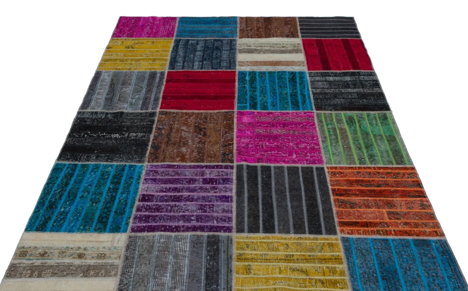 Apex Patchwork Unique Multi Naturel 24910 - görsel 3