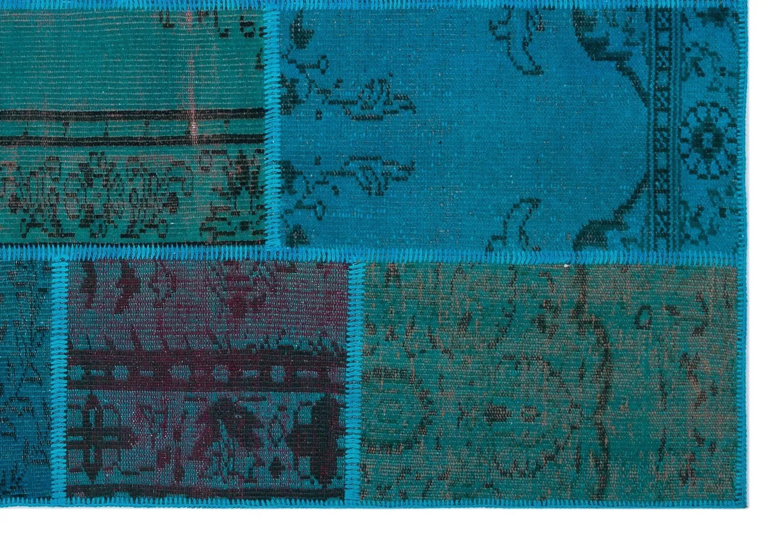Apex Patchwork Unique Turkuaz 26368 - görsel 4
