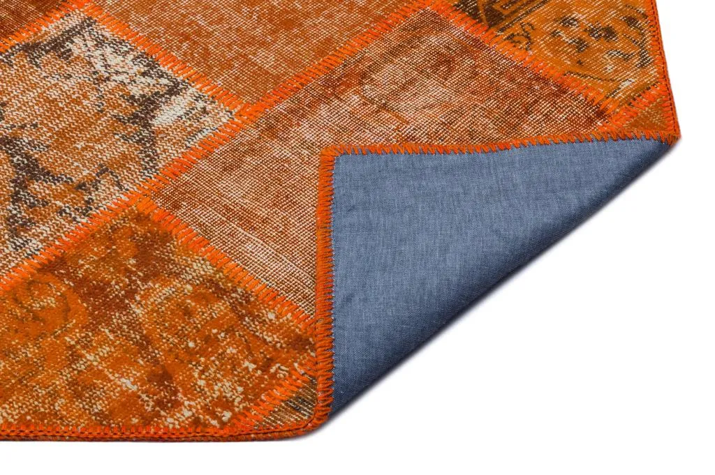 Apex Patchwork Halı Turuncu 26482 - görsel 2