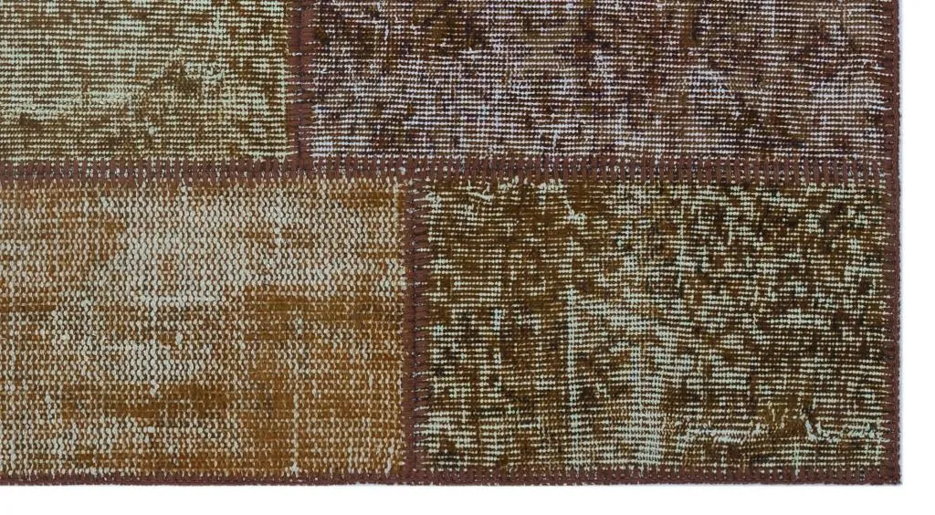 Apex Patchwork Halı Kahve 26108 - görsel 4