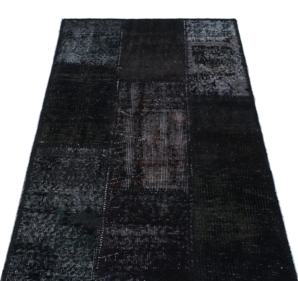 Apex Patchwork Halı Siyah 24753 - görsel 3