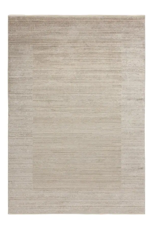 Mono Açık Gri ve Koyu Bej Salon Halısı EW5541
