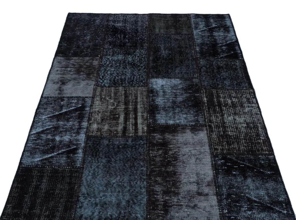 Apex Patchwork Halı Siyah 26271 - görsel 3