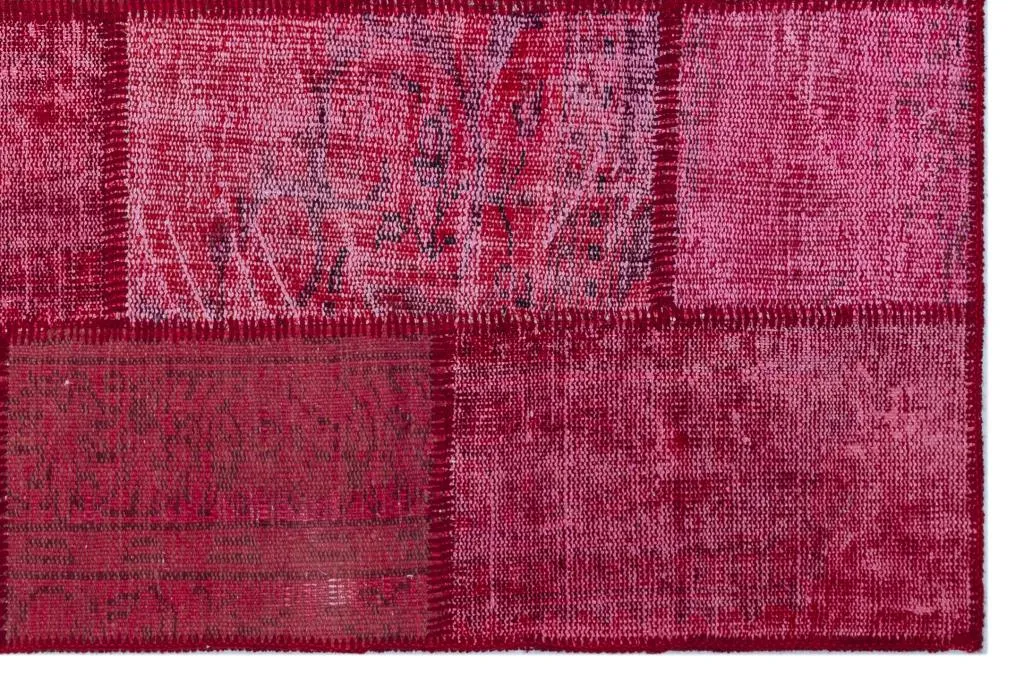 Apex Patchwork Halı Kırmızı 26633 - görsel 4