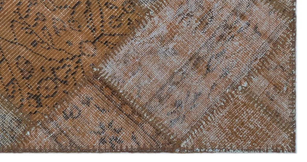 Apex Patchwork Halı Kahve 21332 - görsel 4