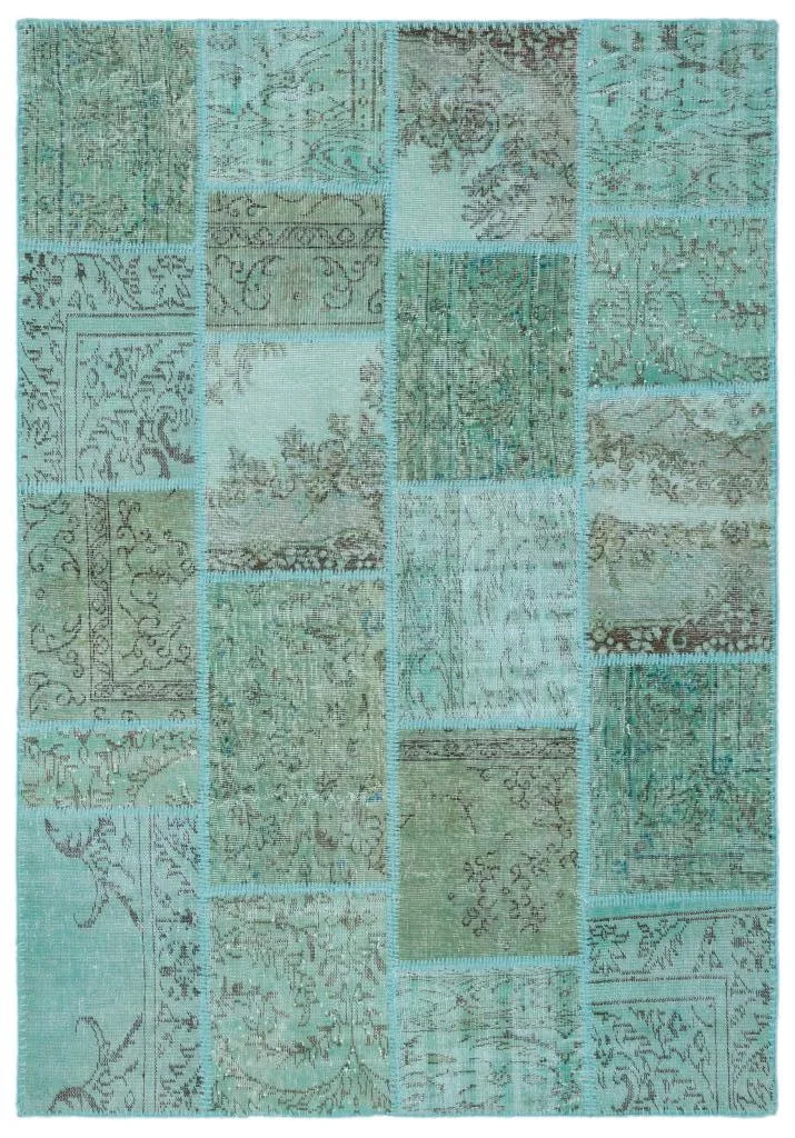 Apex Patchwork Unique Turkuaz 25015 - görsel 1