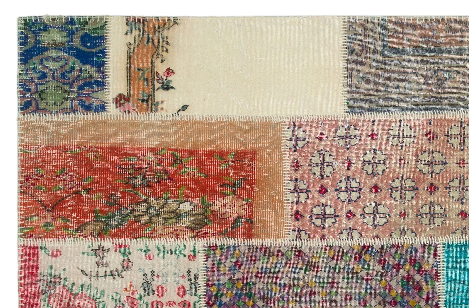 Apex Patchwork Unique Multi Naturel 20458 - görsel 4