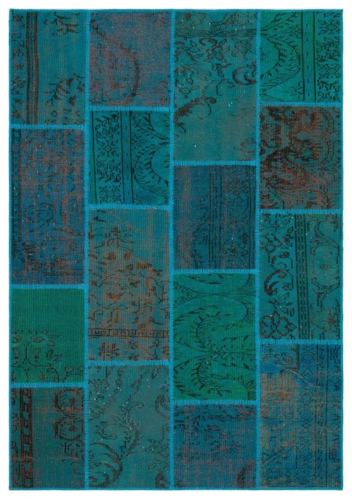 Apex Patchwork Unique Turkuaz 33917 - görsel 1