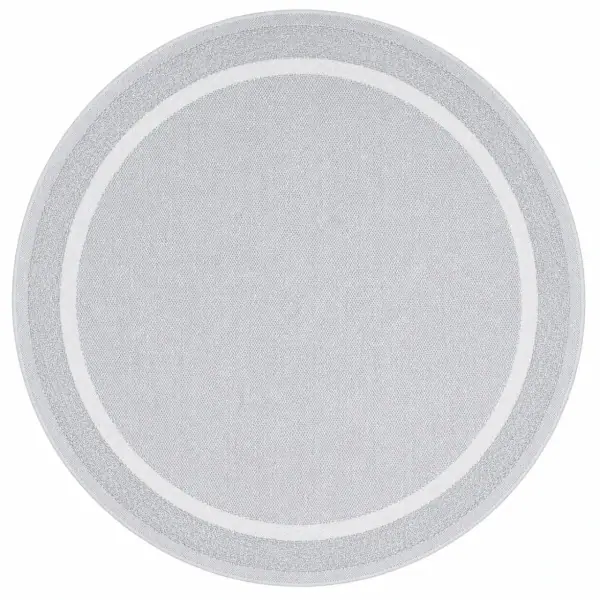 Woolhome Modern Sisal 8001 Gri Krem Yuvarlak