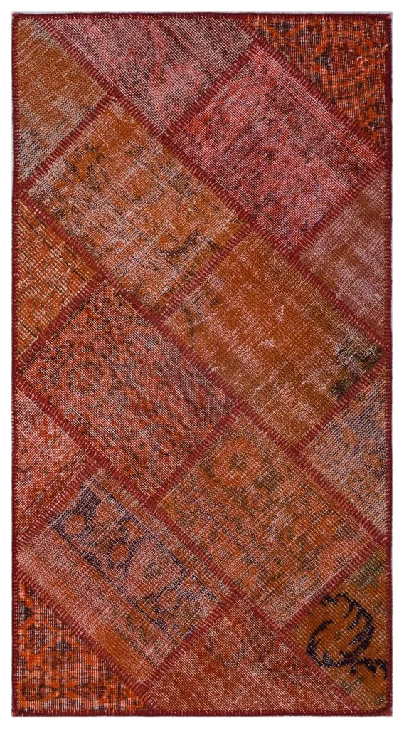 Apex Patchwork Halı Kırmızı 25909 - görsel 1
