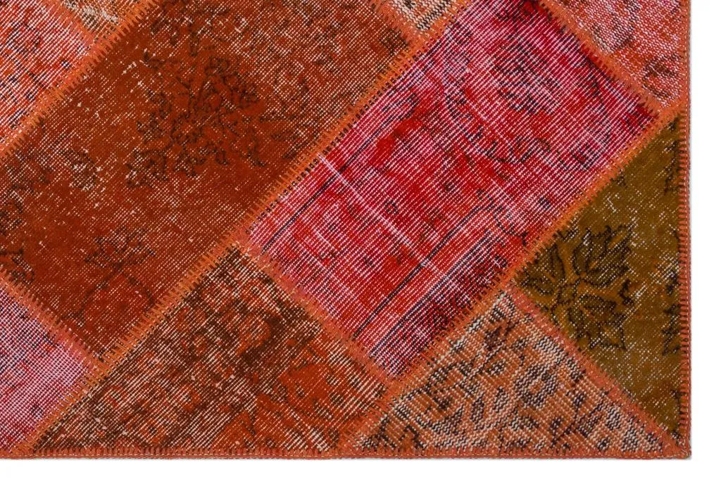 Apex Patchwork Halı Kırmızı 26707 - görsel 4