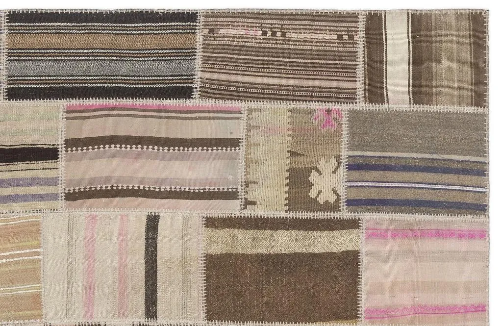Apex Kilim Patchwork Unique Striped 1486 - görsel 3