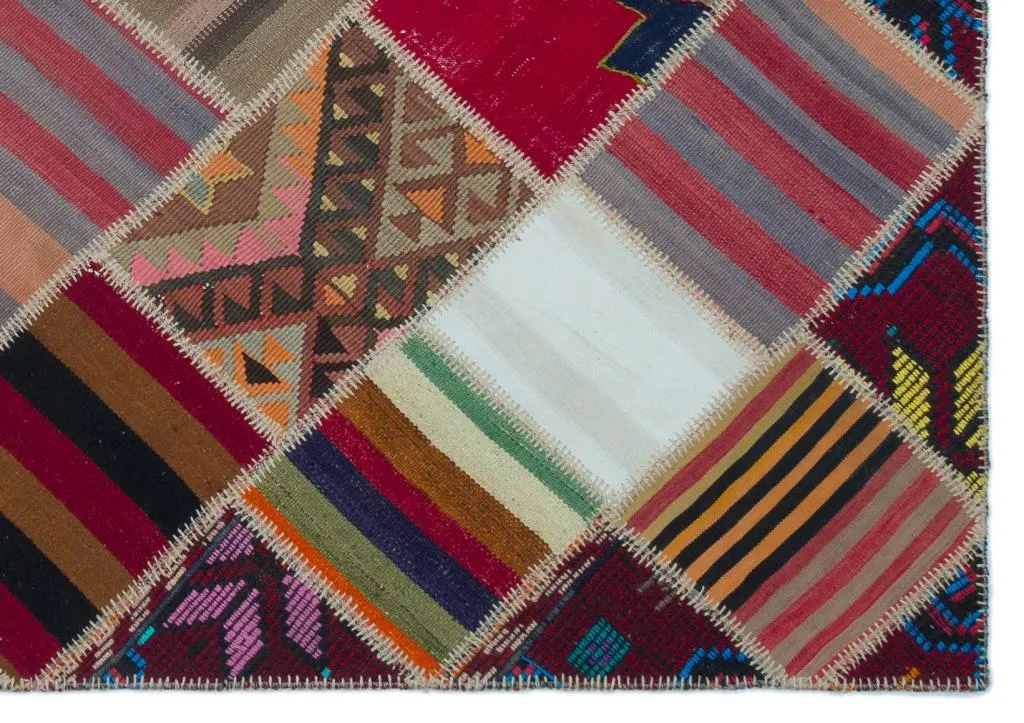 Apex Kilim Patchwork Unique Naturel 25307 - görsel 4