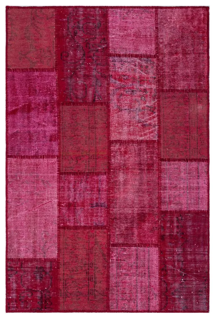 Apex Patchwork Halı Kırmızı 26633 - görsel 1