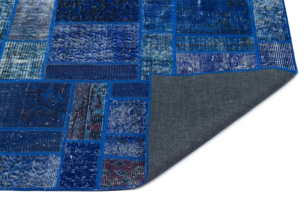 Apex Patchwork Halı Mavi 24856 - görsel 2