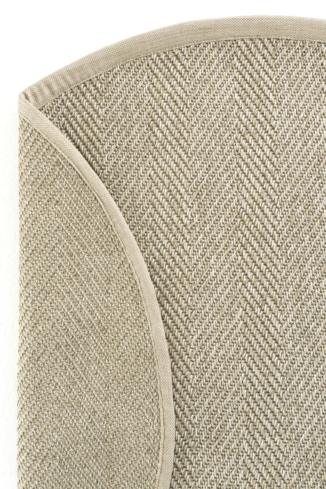 Sydney Keten Bordür Yuvarlak Sisal Halı — görsel 3