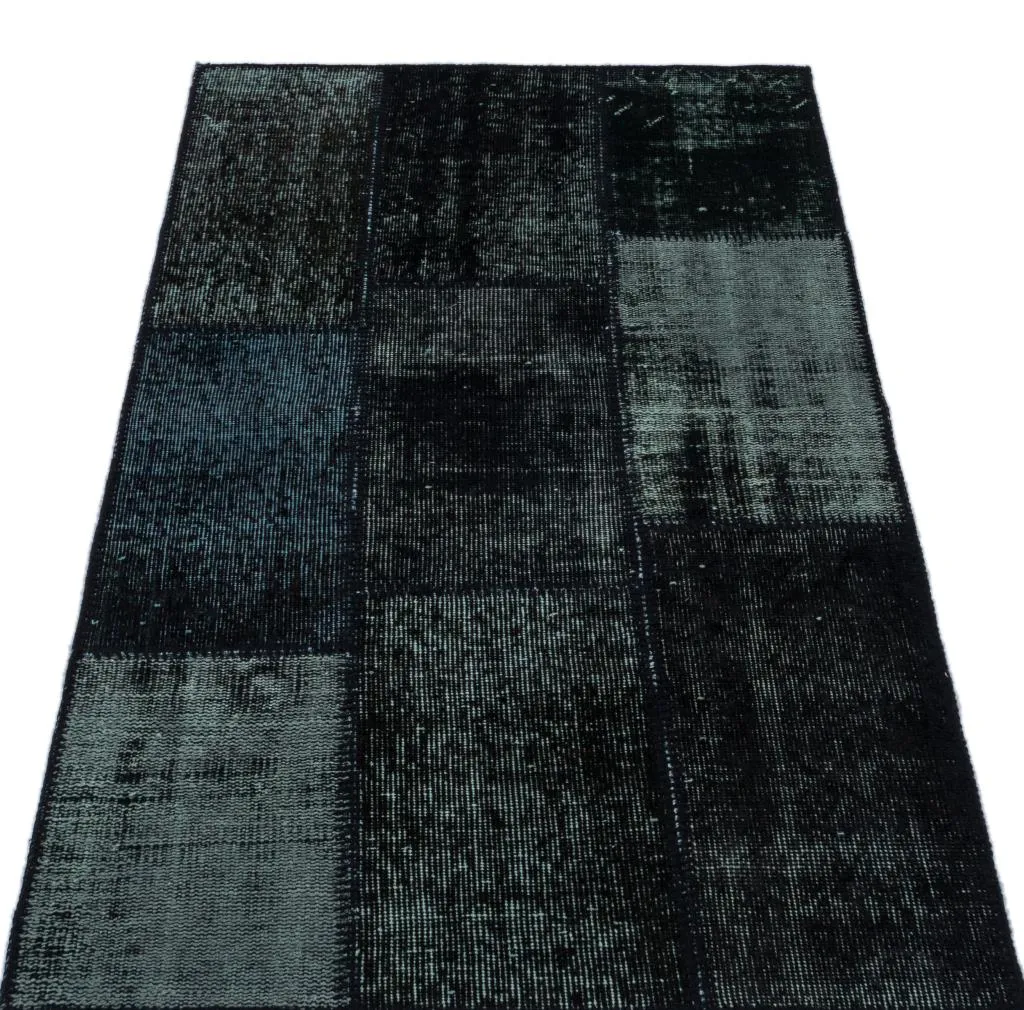 Apex Patchwork Halı Siyah 25885 - görsel 3