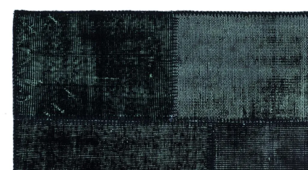 Apex Patchwork Halı Siyah 25885 - görsel 5