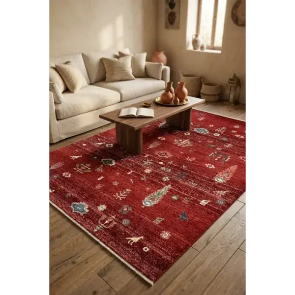 Woolen Antique 8851 Bordo
