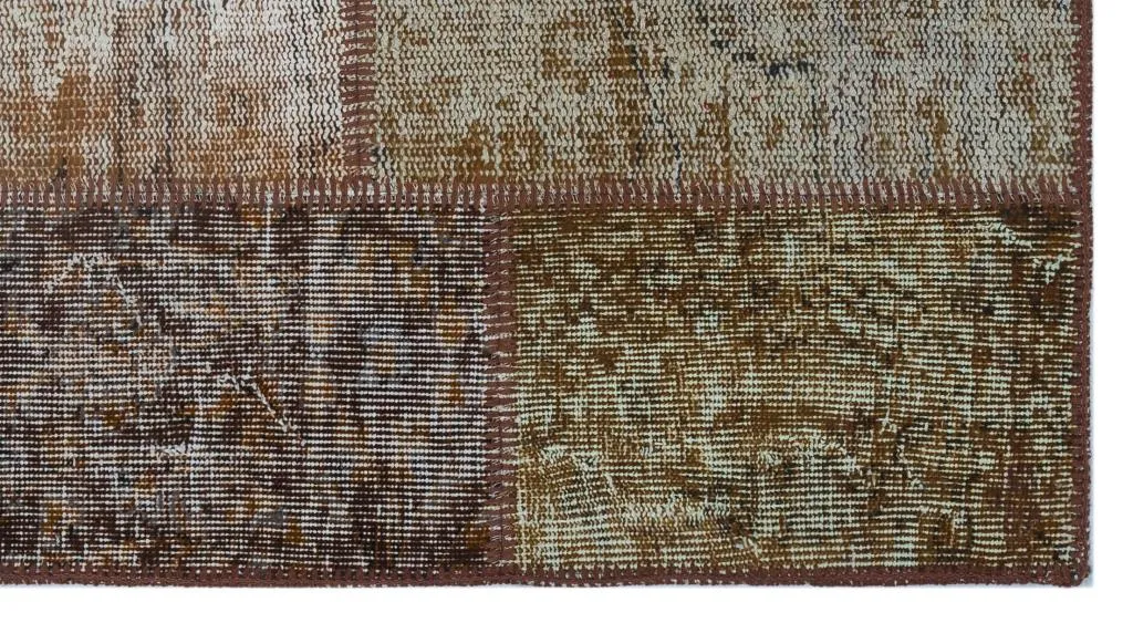 Apex Patchwork Halı Kahve 26137 - görsel 4