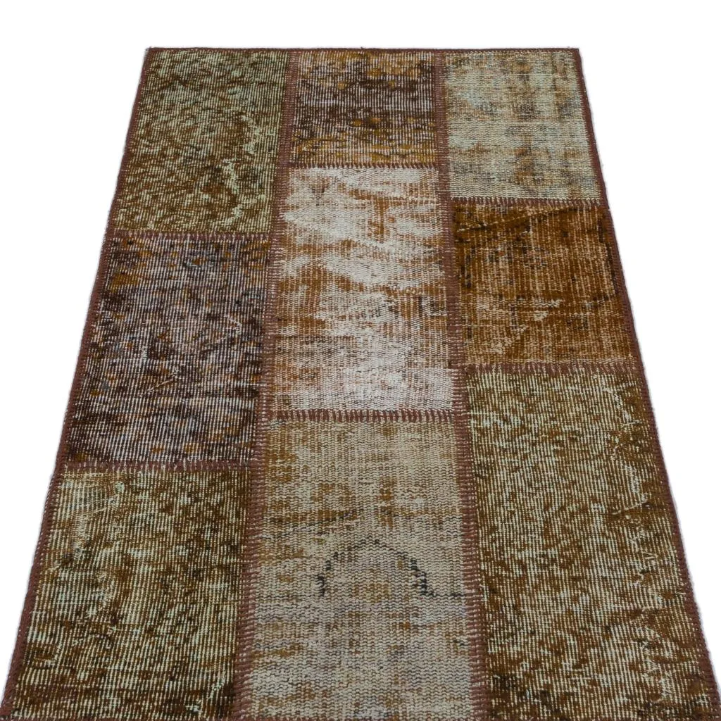 Apex Patchwork Halı Kahve 26137 - görsel 3