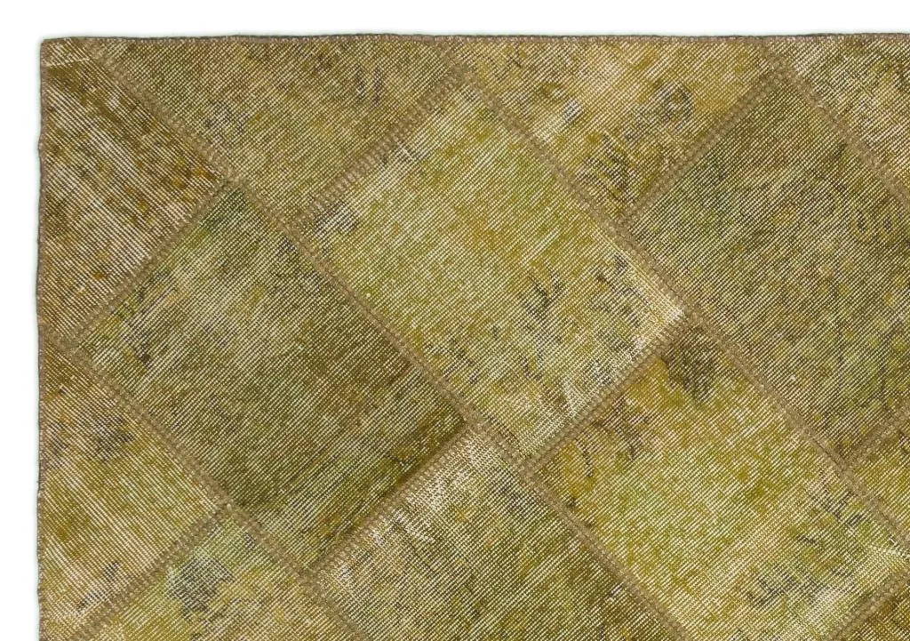 Apex Patchwork Halı Yeşil 20978 - görsel 4