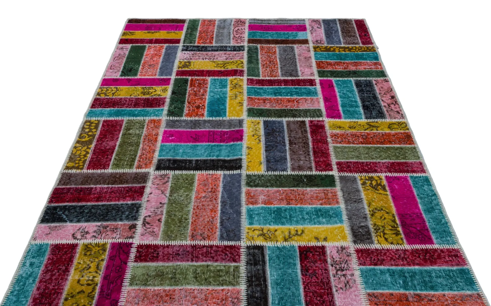Apex Patchwork Unique Multi Naturel 26478 - görsel 3