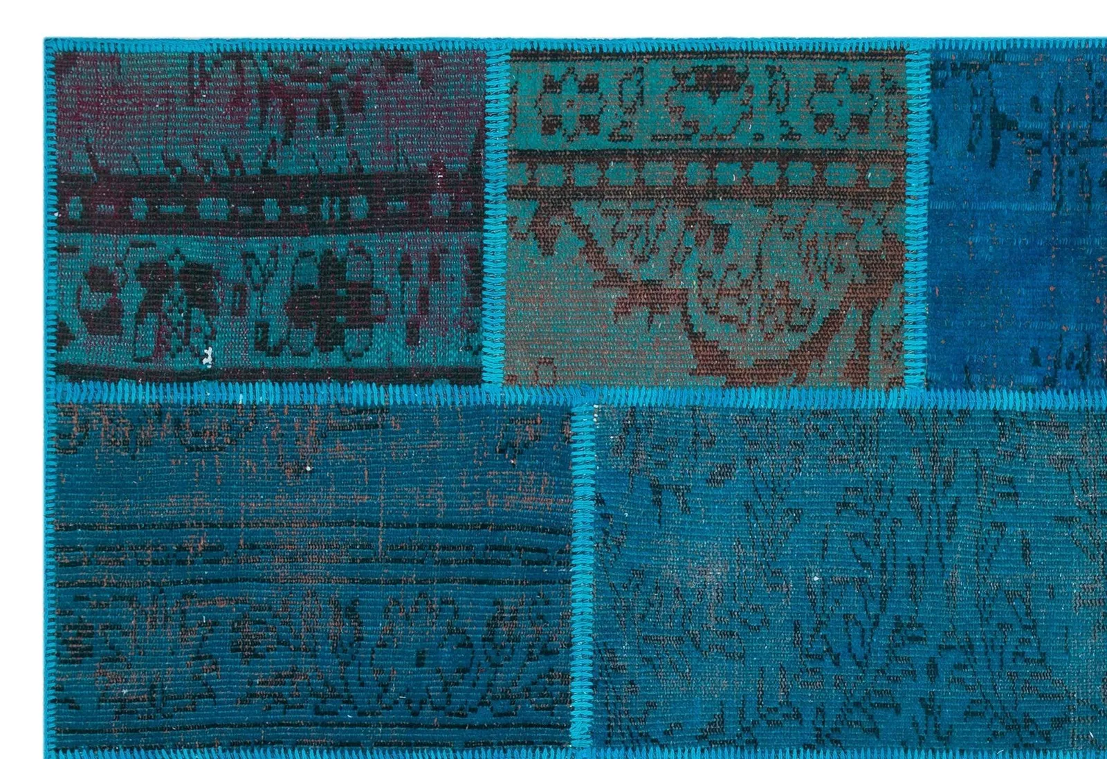 Apex Patchwork Unique Turkuaz 26368 - görsel 5