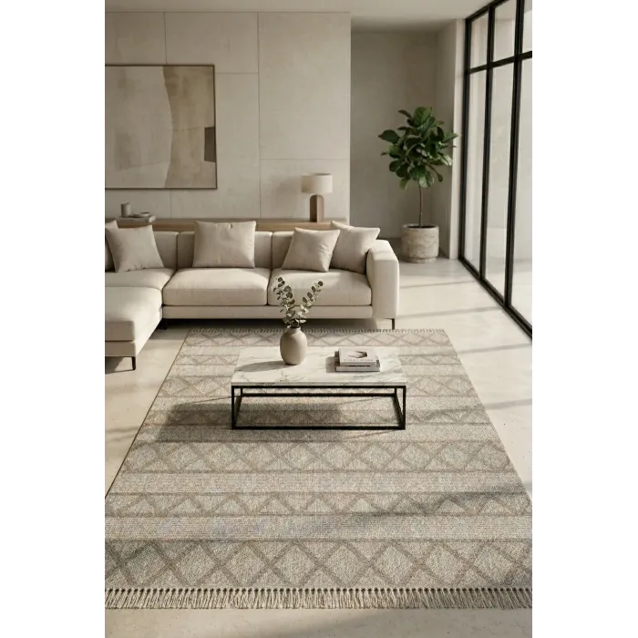 Woolen Doha E611 Bej - görsel 1
